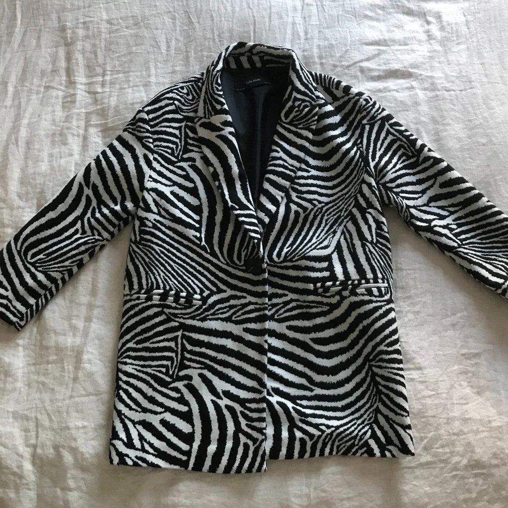 Zara Zebra Print Jacket